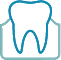 Tooth within the gums icon